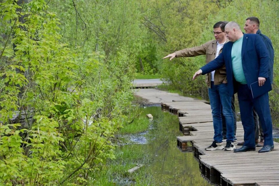 Фото Новый тротуар построят на месте разлива пруда в Московском районе - Новости Живем в Нижнем