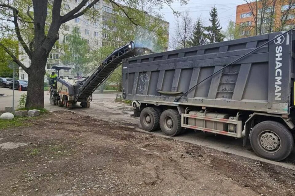 Фото Ремонт дороги и тротуара начался в Тихом переулке в Нижнем Новгороде - Новости Живем в Нижнем