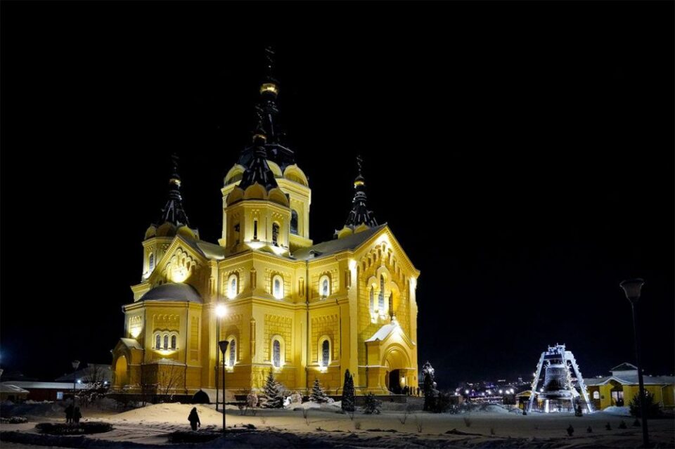 Фото Рождественское богослужение прошло в соборе Александра Невского в Нижнем Новгороде - Новости Живем в Нижнем