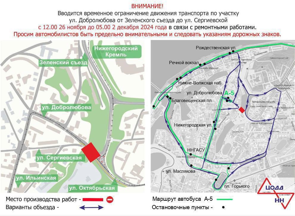 Тоннель сооружают на Добролюбова в рамках благоустройства Почаинского оврага