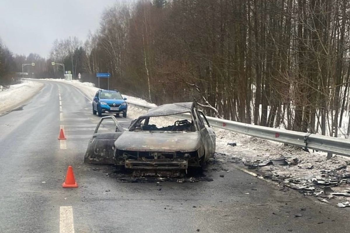 Прокуратура опубликовала кадры с места смертельного ДТП в Навашинском округе