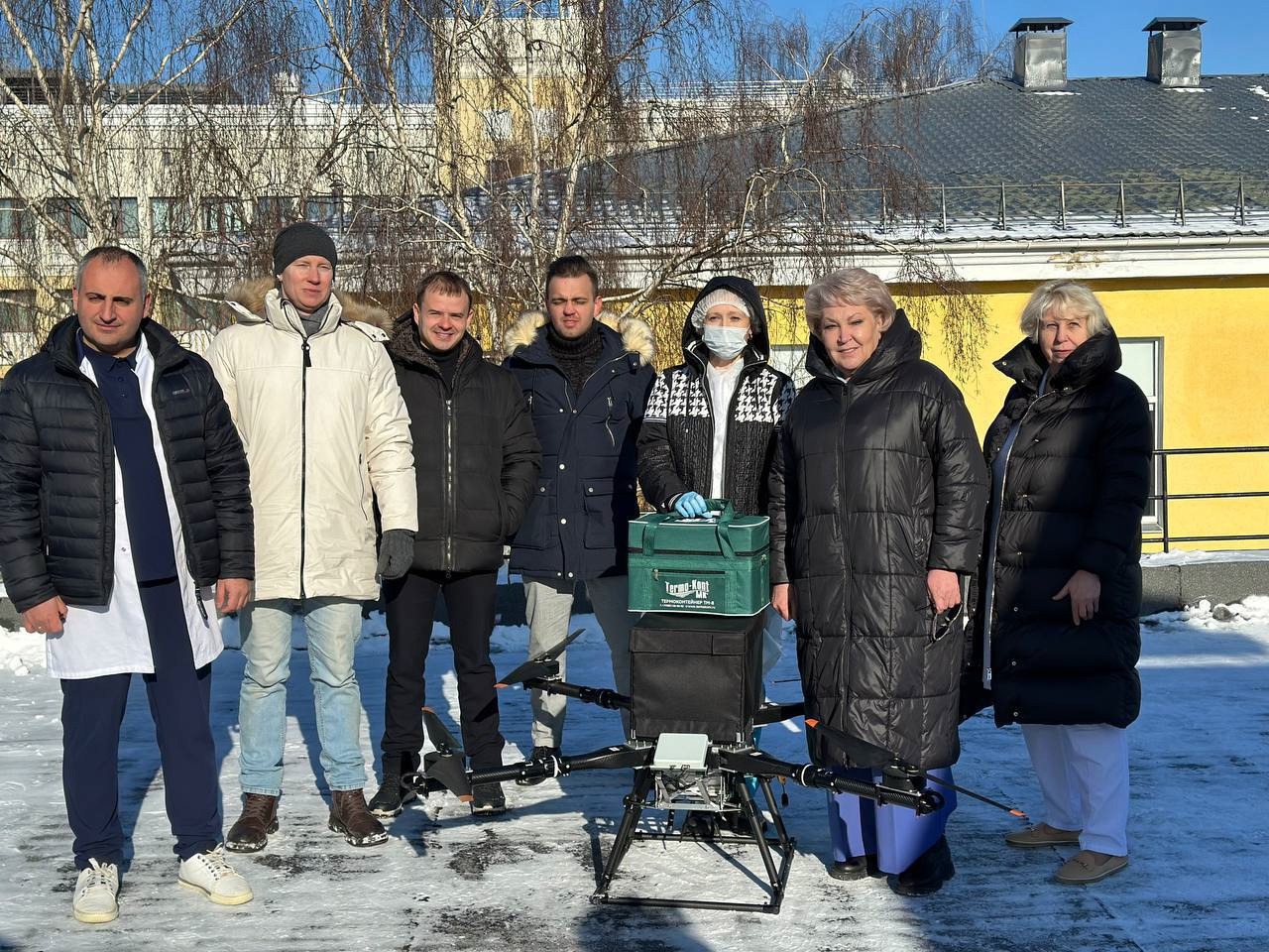 Беспилотник впервые испытали в роли медицинского курьера в Нижегородской области