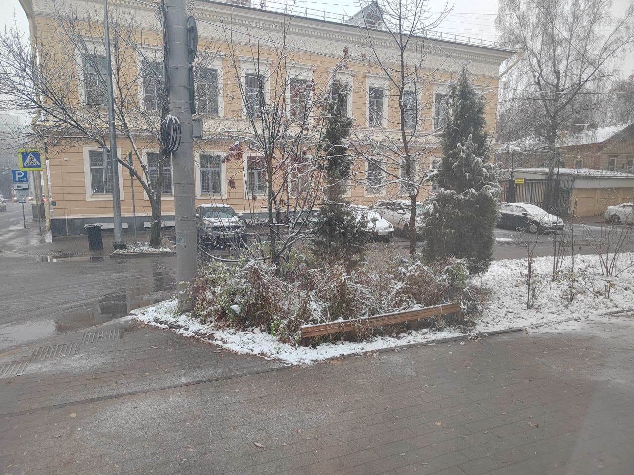 Первый снег выпал в Нижнем Новгороде 15 ноября