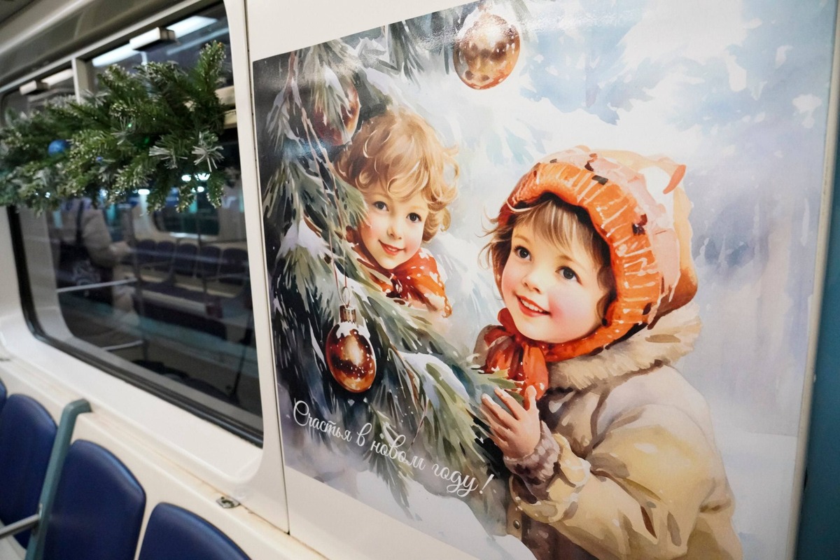 Два новогодних поезда метро выйдут в рейс 22 декабря в Нижнем Новгороде