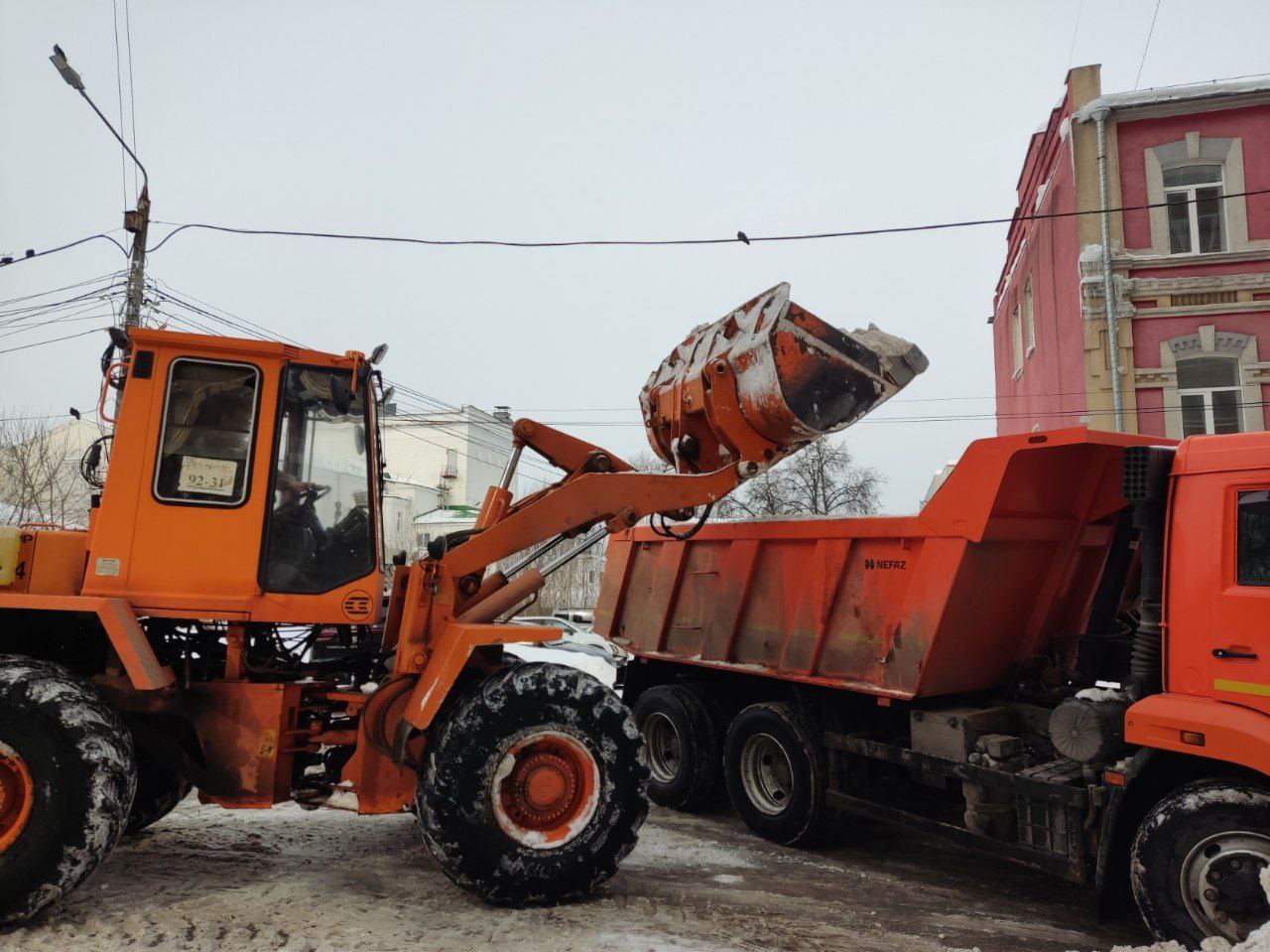 Более 1,5 млн кубометров снега вывезли с нижегородских улиц с начала зимы