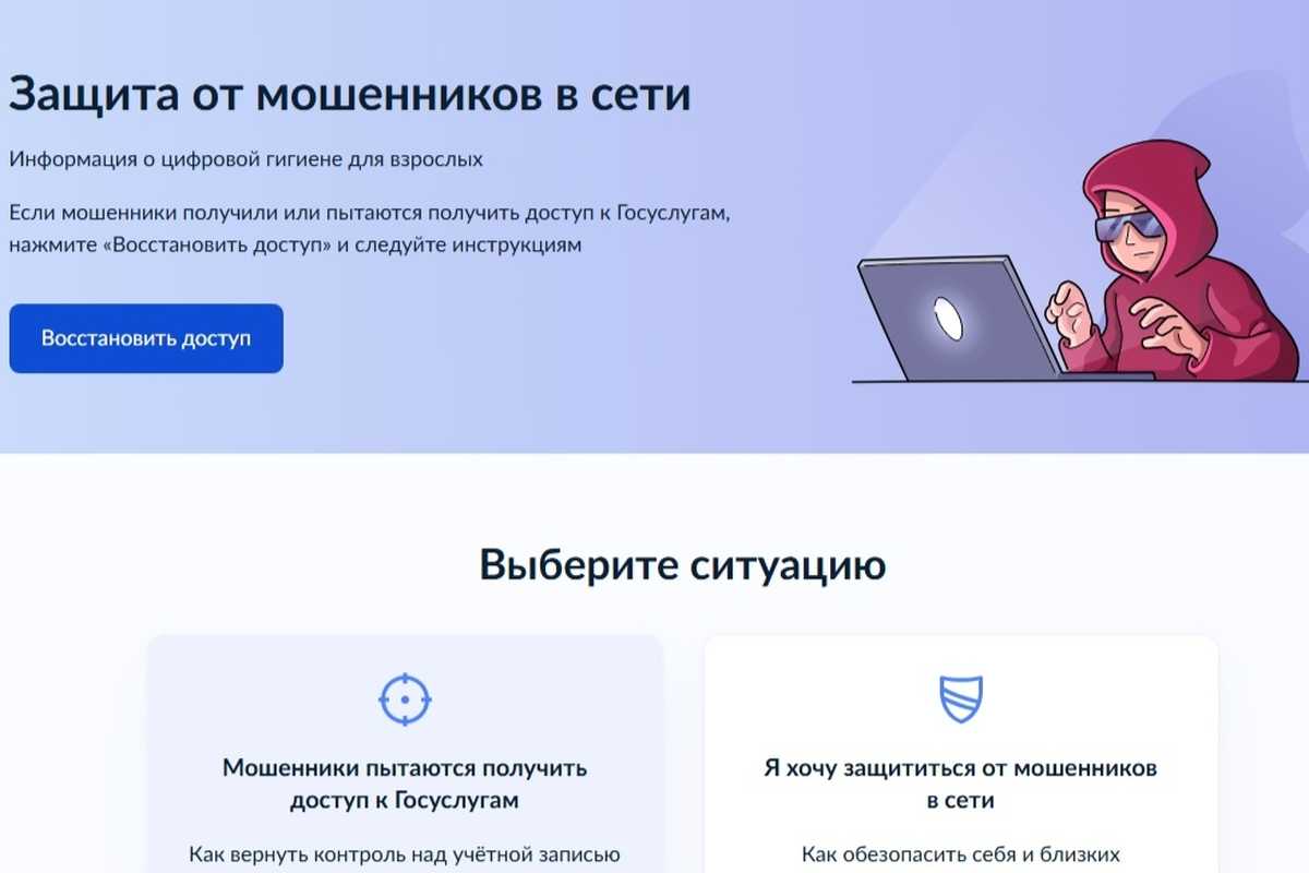 Нижегородцы могут защитить себя от мошенников с помощью сервиса на «Госуслугах»