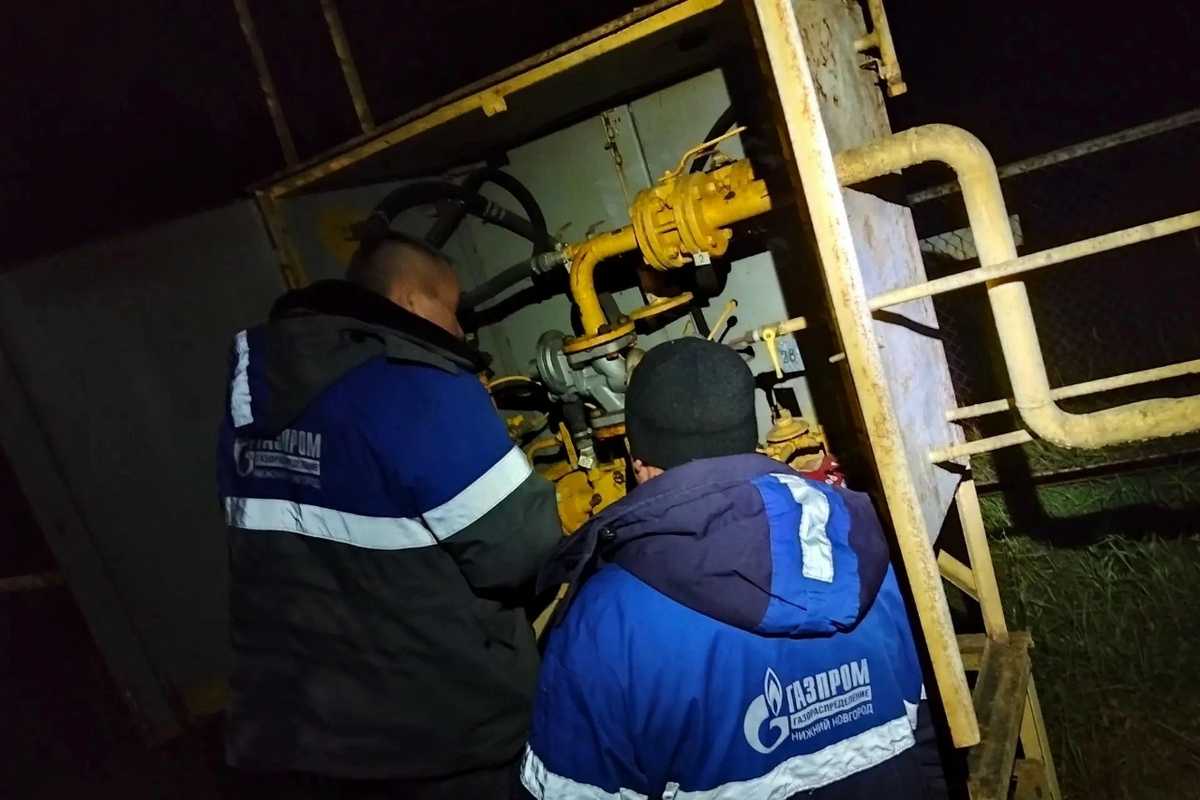 8 населенных пунктов в Балахнинском округе остались без газа из-за аварии