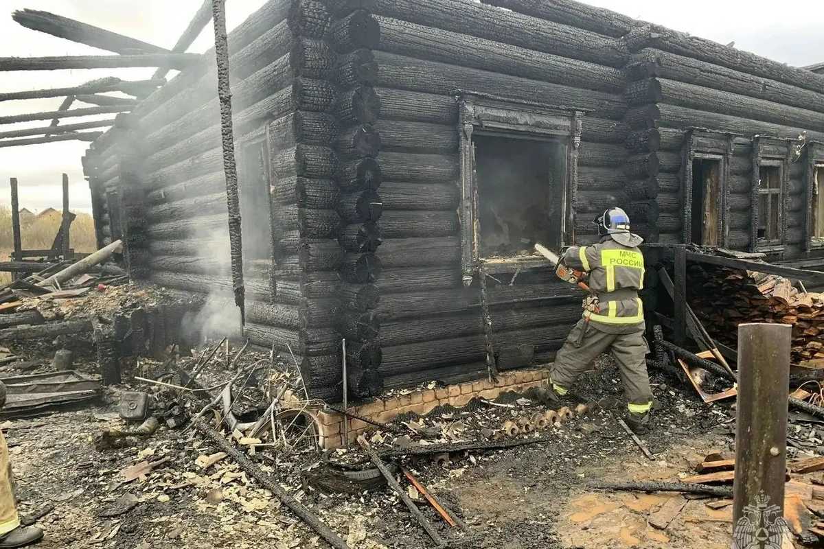 57-летняя нижегородка погибла в результате пожара в Тонкино